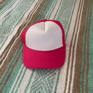 PINK TRUCKER HAT